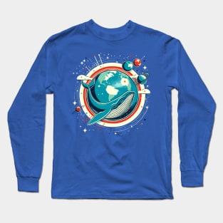 Earth Day Whale Long Sleeve T-Shirt